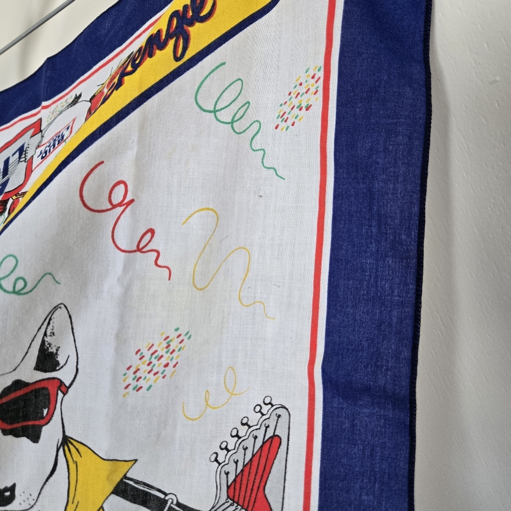 Vintage Budweiser Spuds Makenzie Bandana Made In The USA - Picture 7 of 9